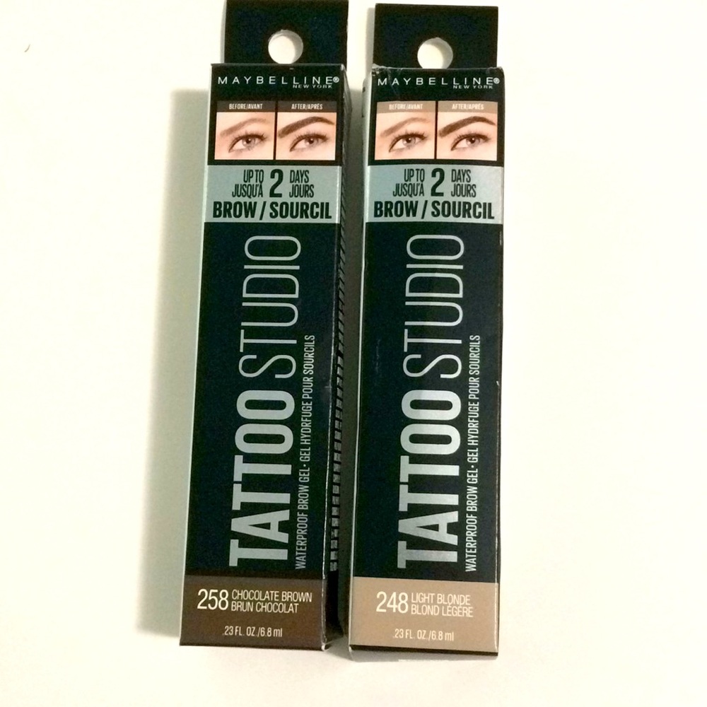 2 Maybelline Tattoo Studio Waterproof Brow Gel